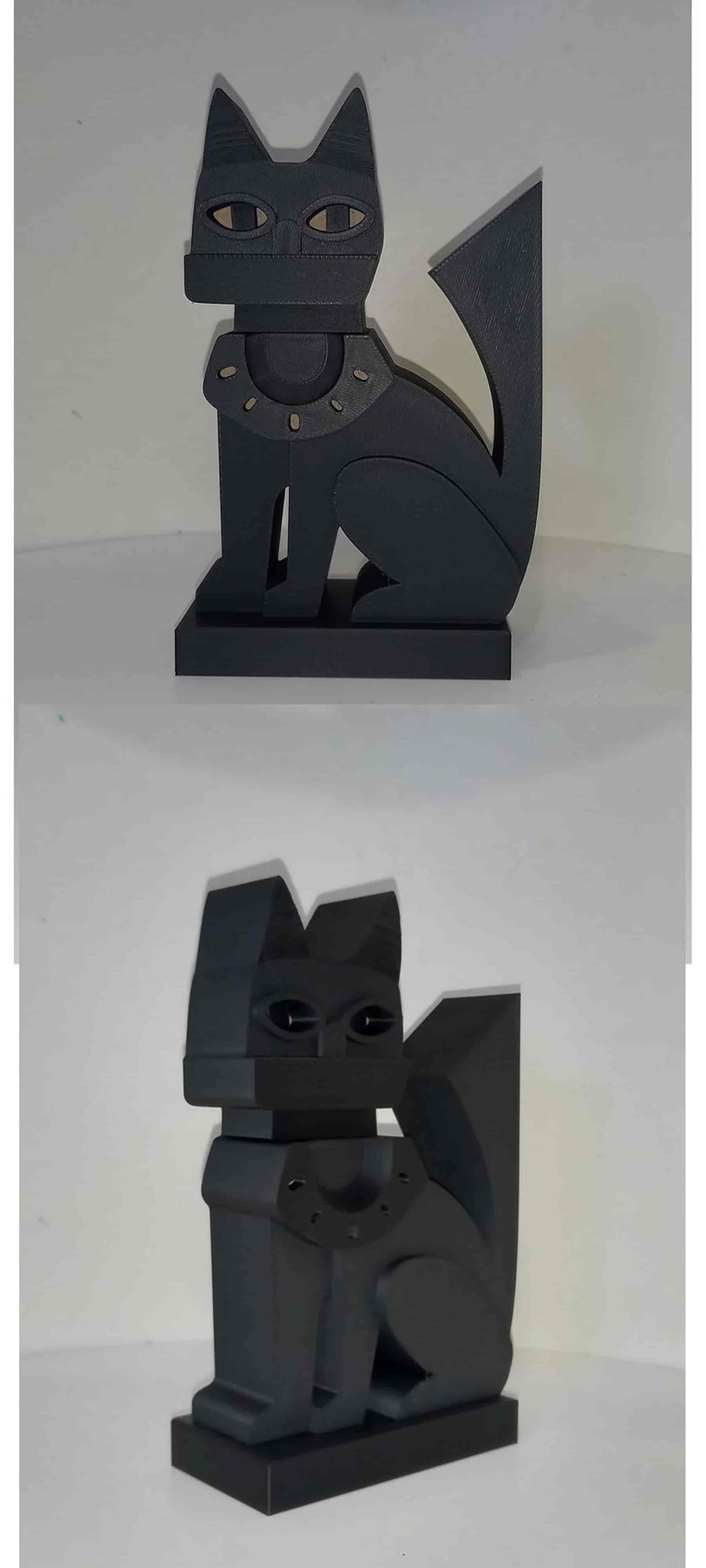 Statue chat 